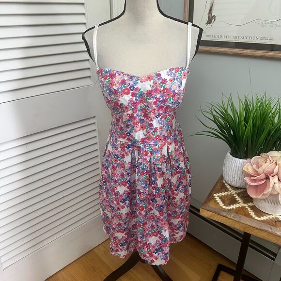 NO BOUNDARIES Juniors Dress XL 15-17 Ditzy Floral Retro Y2K Cottage Summer - Picture 1 of 10